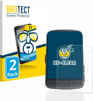 Produktbild von 2x Für Wahoo Elemnt Roam Schutzfolie BROTECT Displayschutz Display Schutz Folie Klar Transparent