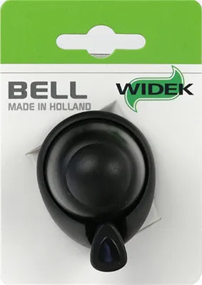 Produktbild von Widek Glocke DeciBell-II, auf Karte Aluminium, Ø=34mm, schwarz