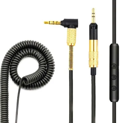 Sennheiser Spiralkabel mit Mikrofon für HD559 bis HD599