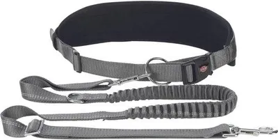 Produktbild von Laufleine für Hunde M-L 1.2-1.5m 25mm Graphit/Schwarz Sport