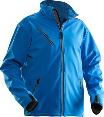 Produktbild von Jobman Softshelljacke 1201 Blau Größe XL