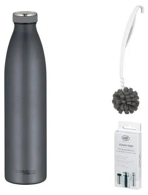 Zdjęcie produktu dla THERMOS TC BOTTLE 1,00 l Trinkflasche – Vorteilsset mit Reinigungsbürste CLEAN FIX 30 cm