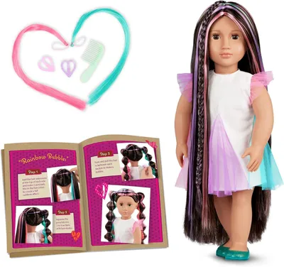 Produktbild von Our Generation Tina Hair-Grow-Puppe mit verlängerbarem Zopf