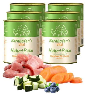 Produktbild von Barkhofen’s VITAL - Huhn + Pute 6x 800g