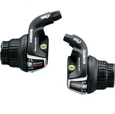 Immagine prodotto di Set di comandi Shimano Tourney SL-RS35, nero, 3/6 velocità, coppia, Shimano, E-SLRS35P6A