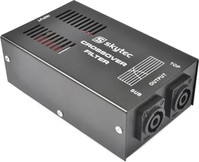 Produktbild von Vonyx STP-1, Passive Frequenzweiche, 2-Wege-Systeme, 1000 W, 180 Hz, Schwarz, Schwarz