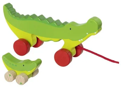Produktbild von Ziehtier Krokodile Cosmo & Croki
