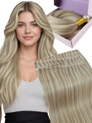 Image de Extensions de cheveux naturels en tissage pour couture
