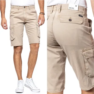 Immagine prodotto di WRANGLER Uomo, Pantaloncini CARGO SHORTS, Vestibilità regolare, W29, Beige, Pantaloncini, pantaloni,