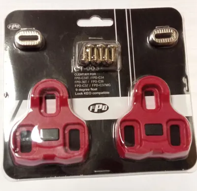 Produktbild von Pnk 9º Look Keo Pedalplatten Rot  Rot One Size