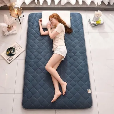 Imagen del producto de Colchón futón japonés de algodón, esterilla tatami plegable