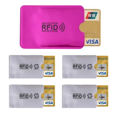 Produktbild von 5x RFID Schutzhülle Blocker NFC Datenschutz Abschirmung EC Karte Kreditkarte Kartenschutzhülle