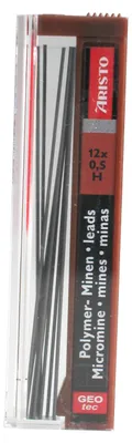 Productafbeelding van Potloodstiftjes Aristo HI-Polymer H 0,5 mm