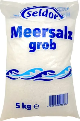 Produktbild von Seldor Meersalz 5kg Spanien grob Salz Salzmühle