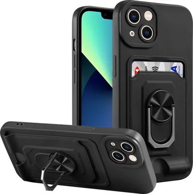 Produktbild von König Design Hülle kompatibel mit Apple iPhone 14 Plus Kunststoff Soft Handyhülle - Handy Case Schwarz