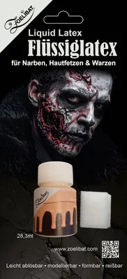 Produktbild von Flüssiges Latex 28,3 ml | Weiß - Für Narben - Halloween