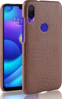 Produktbild von Mobigear Croco  Xiaomi Redmi Note 7 Hülle Hardcase Backcover - Braun