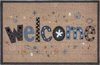 Produktbild von MD-Entree Sauberlaufmatte Impression Welcome fancy 40x60cm, braun