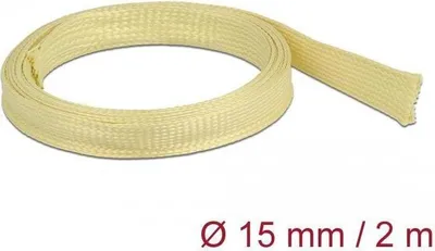 Produktbild von DELOCK Geflechtschlauch aus Aramid Fasern 2 m x 15 mm