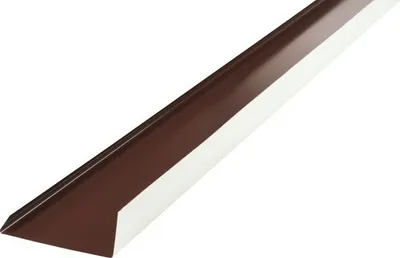 Produktbild von PRECIT Kantenwinkel Schürze Schokoladenbraun RAL 8017 1000 mm x 100 mm x 36,5 mm