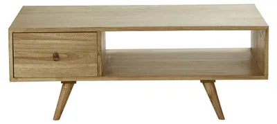 Produktbild von Couchtisch Mindi Holz massiv 120 cm Design
