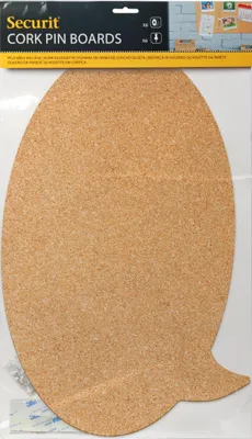 Immagine prodotto di Securit CB-BUBBLE Securit Bacheca in sughero SILHOUETTE "Fumetto"