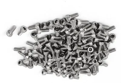 Imagen del producto de Juego de tornillos M2,5 x 6 mm - Tornillos completos - Color plateado - Fijación de piezas