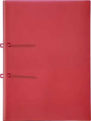 Zdjęcie produktu dla Segregator paskowy PP A4 225x316mm czerwony