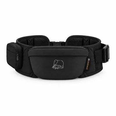Obrázok produktu pre Deryan Pack Basic – Bedrová nosička – Nosič pre bábätko – Čierna