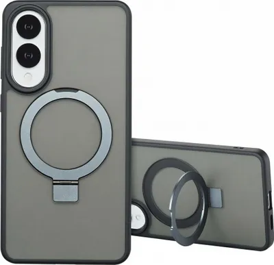 Obrázok produktu pre Accezz Zadný kryt stojana s MagSafe pre Samsung Galaxy S25 Edge - čierny