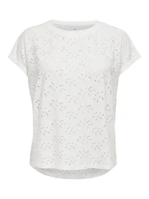 Produktbild von ONLY ONLSMILLA LIFE S/S TOP JRS NOOS Cloud Dancer L