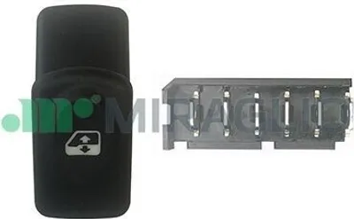 Produktbild von MIRAGLIO 121/RNI76013 Fensterheberschalter für RENAULT CLIO II (BB0/1/2, CB0/1/2) Vorne Rechts Fensterheber Schalter
