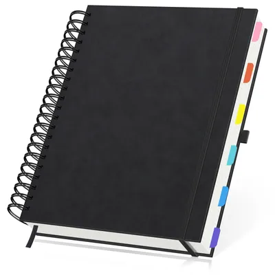 Image de Cahier à spirales format A4 avec papier quadrillé de 100 g/m²
