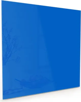 Produktbild von Küchenrückwand Spritzschutz Glas mit Motiv Blauer Hintergrund II 40 x 40 cm