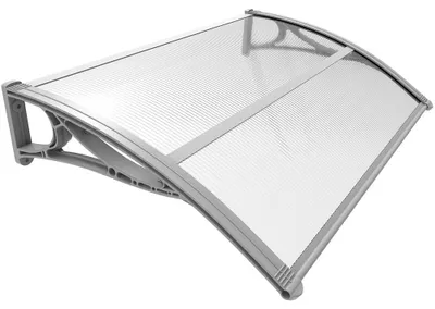Produktbild von Türvordach aus Aluminium und Polycarbonat