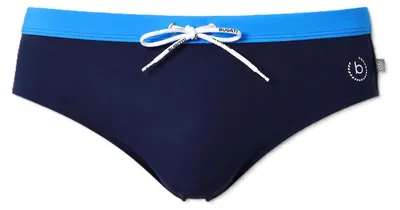 Produktbild von bugatti® - Herren Badehose/Badeslip Marineblau/hellblau/frenchblue Größe XL (Herstellergröße: 7)