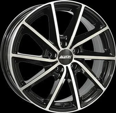 Zdjęcie produktu dla 16-calowa obręcz aluminiowa ALUTEC Singa 16 "x6.5" 5x112 PCD ET46 57.10mm Koło matowe czarne przód polerowany
