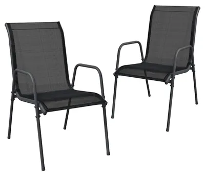 Zdjęcie produktu dla VidaXL 316817, Taras, Stal, Tkanina, Czarny, 510 mm, 660 mm, 880 mm