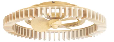 Produktbild von LEDS C4 Cork Deckenventilator - 30,2 W, Warmweiß, 4370 lm, IP44, Braun