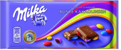 Produktbild von Milka Bunte Kakaolinsen 100g