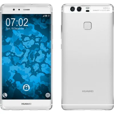 Produktbild von PhoneNatic Case kompatibel mit Huawei P9 - Crystal Clear Silikon Hülle transparent + 2 Schutzfolien
