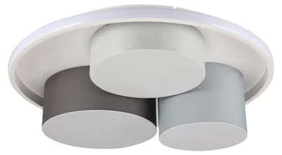 Produktbild von Näve LED Deckenleuchte EPPAN Ø49cm 47,31W Warmweiss grau dimmbar 1383716