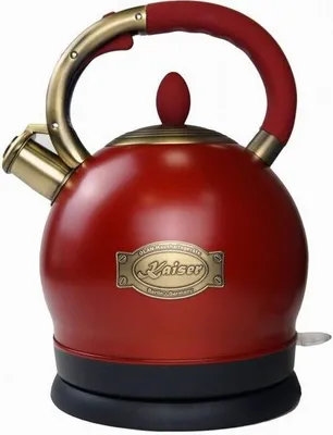 Produktbild von Kaiser Empire WK 2000 RotEm Exklusiver Retro Wasserkocher Kontroll LED 2L 1800 W