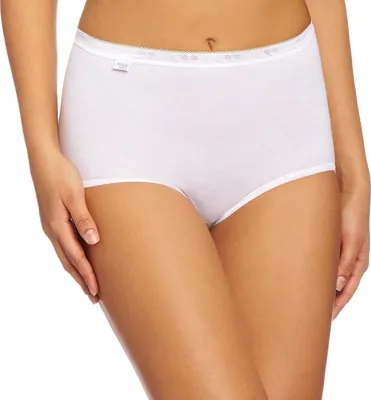 Produktbild von Sloggi Basic+ Maxi Slip 2er Pack weiß Gr. 44