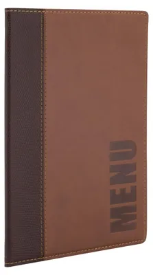 Produktbild von Securit Menu TRENDY A5, hellbraun