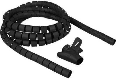 Immagine prodotto di DELOCK Spiralschlauch mit Einziehwerkzeug 2,5m x25mm schwarz