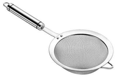 Feinmaschiges Edelstahlsieb 5,5 Zoll, 30 Mesh, Küchensieb