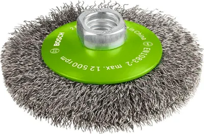 Produktbild von PRO Stainless Steel clean Kegelbürste, 100 x 0,35 mm, Gewinde