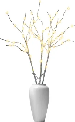 Produktbild von Bettizia Lichterzweige 3er Set LED 50cm Lichterdeko Innen Außen Weihnachten beleuchtet