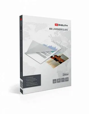 Produktbild von Laminierfolien DIN A3 80 Mic,hochglanz, 100 St.